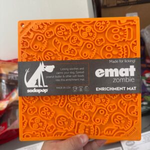Orange Lick Mat zombie