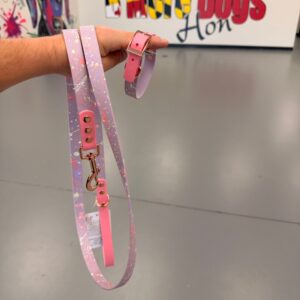 Splatter Biothane leash