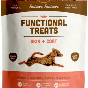 Smart Cookie All Natural Dog Treats - Shrimp & Coconut - Healthy Dog Treats for Allergies, Sensitive Stomachs - Soft Dog Treats, Chewy, Grain Free, Human-Grade, Made in the USA