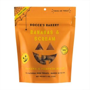 Bananas and Pumpkin Dog Treats, Halloween